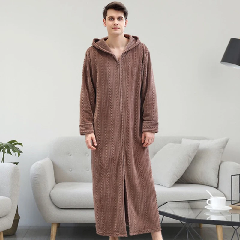 

Unisex Men Cotton Nightgown Summer Kimono Robe Bathrobe Gown Women Casual Sleepwear Solid Color Home Clothes Loose Nightwear