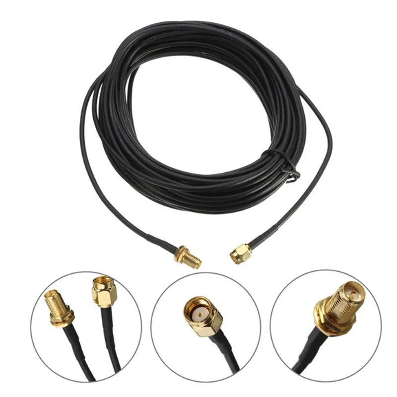 3 м SMA разъем штекер женский удлинитель к jack антенный кабель коаксиальный