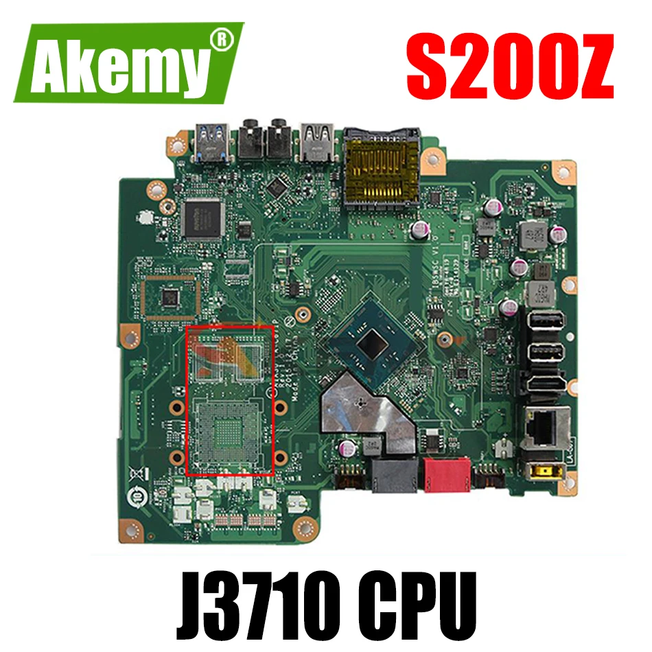 

Материнская плата для Lenovo S200Z C20-00 C2000 AIO J3710 CPU AIA30 LA-C671P IBSWSC V1.0 FRU 00UW329 100% тестирование Быстрая доставка