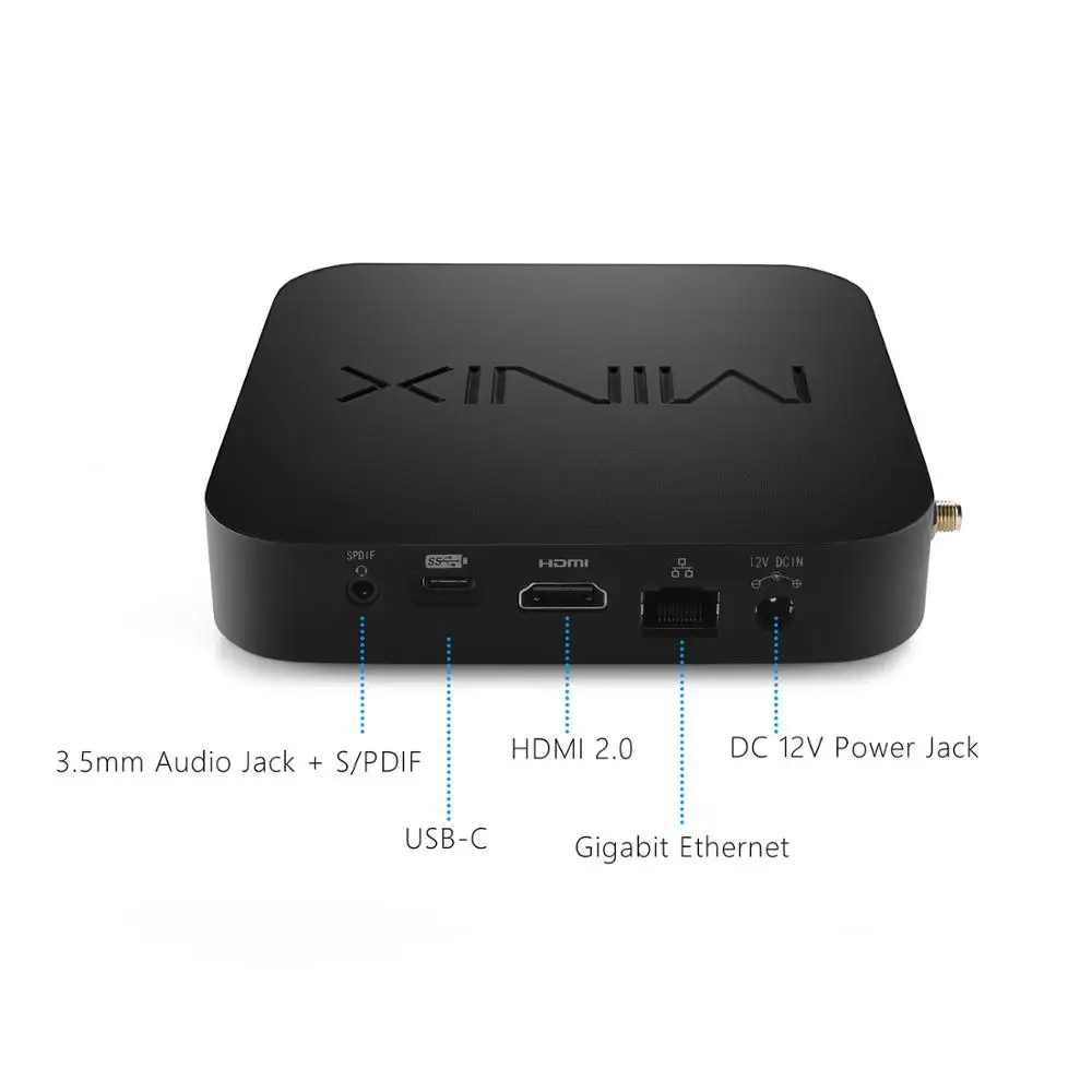 ТВ приставка MINIX NEO X39 Android Rockchip3399 4 Гб DDR4 32 ГБ 2 ГГц Bluetooth 1080|ТВ-приставки и