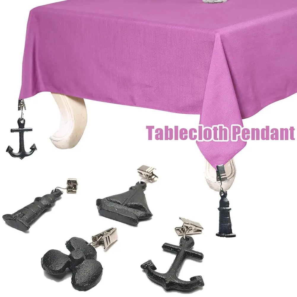 4 шт. скатерть весов Винтаж Скатерти антикварный чугунный ветрозащитный зажим