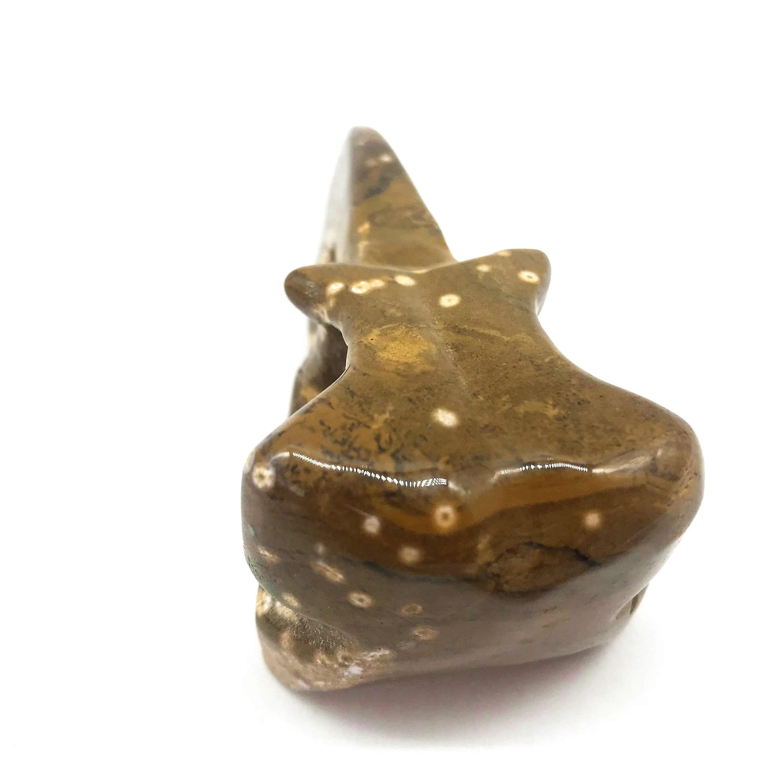 About 90g natural hand carved ocean jasper raven skulls crystal beaks for crafts | Дом и сад