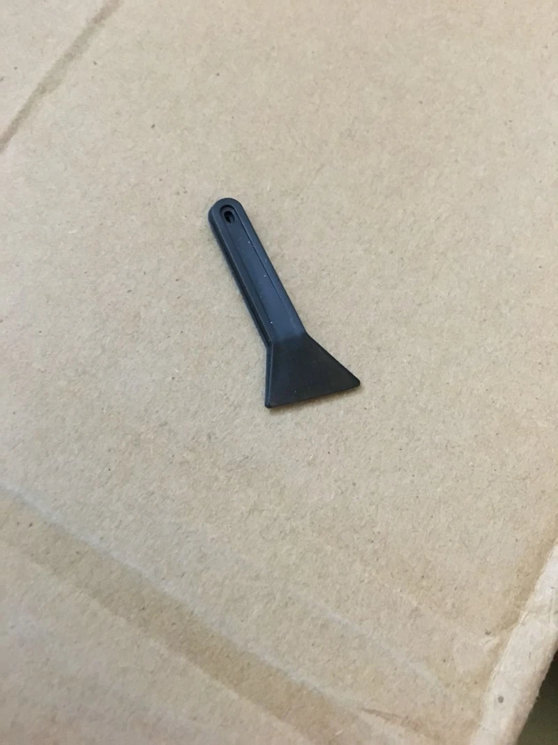 Пластиковый прозрачный скопер черный мини пластиковый скребок для измельчения