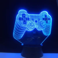 hy p4p ps4 ps5 game pad led night light for kids child bedroom decor shop ideal colors changing desk table gift dropshipping