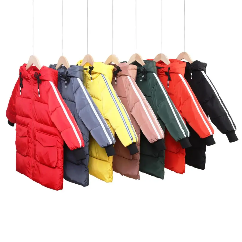 

Children Winter Jacket 2020 New Kids Hooded Warm Long Down Jacket for Girls Teenage Coat Baby Boy Snowsuit Girls Outerwear Coats