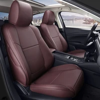 custom special fit full set car seat covers for mazda cx 30 2020 interior decoration quality waterproof leatherette coffee