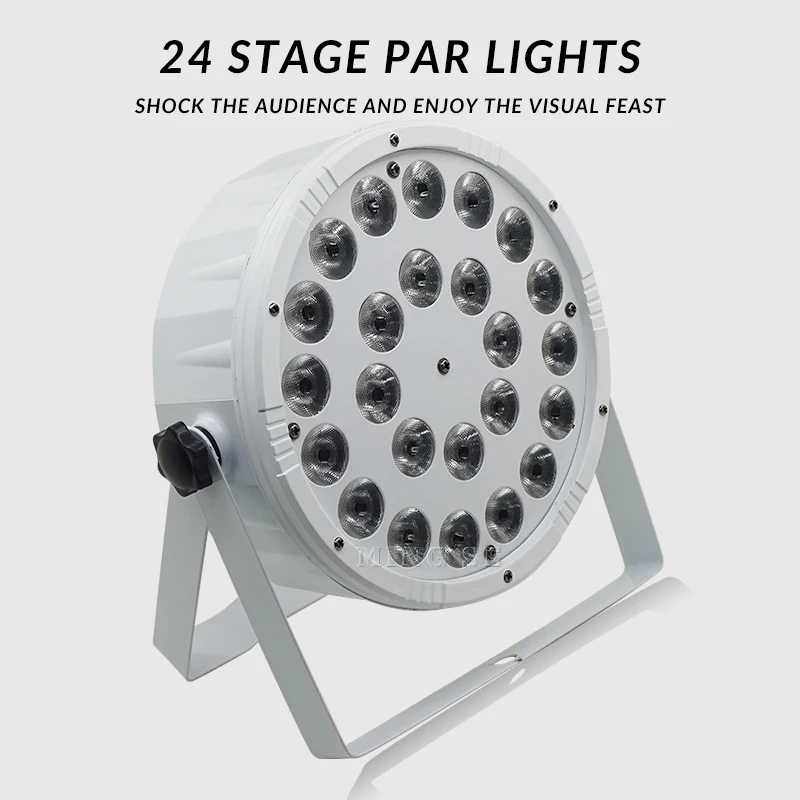 10 шт./лот 24x12 Вт RGBW 4 в 1 светодиодный прожектор Par 24*12 с dmx512 сценический светильник