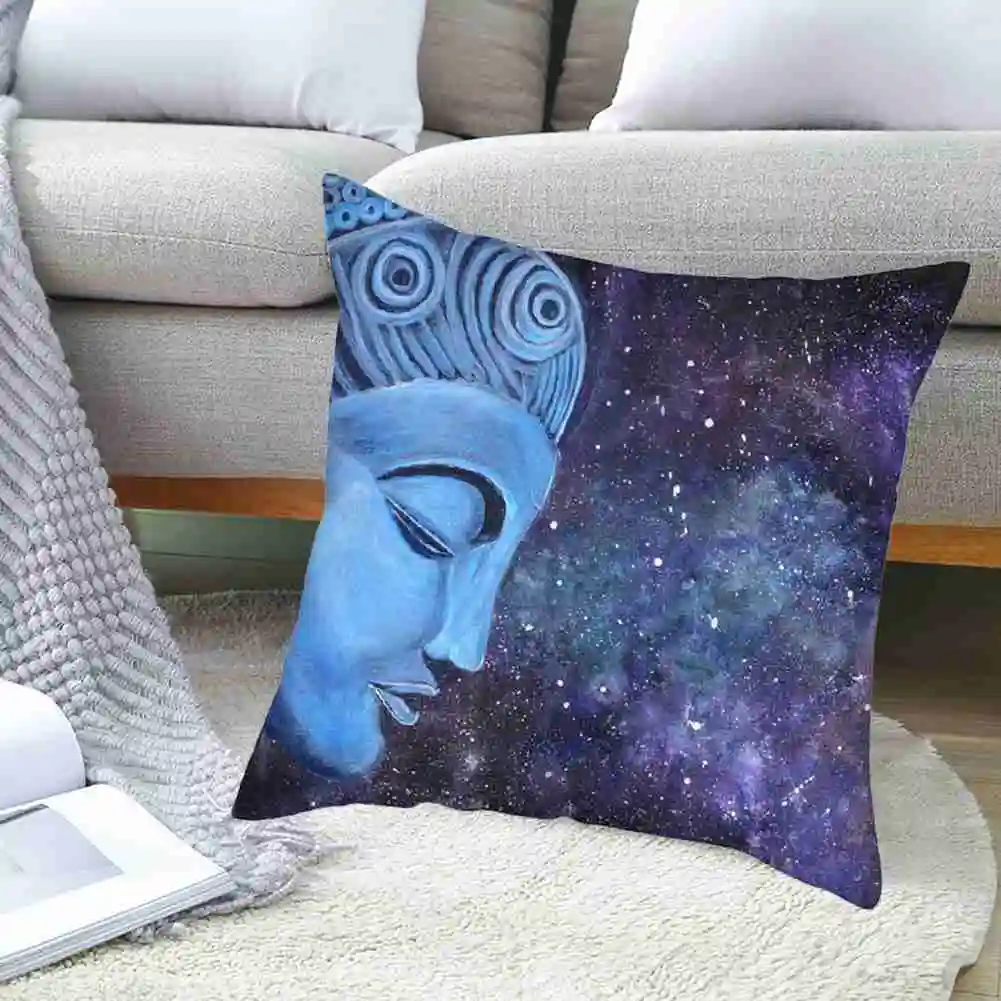 

Decorative Pillowcase Home Decor Sofa Cushion Cover Pillowcase Household Pillowcase Peach Skin Supplies N5V4