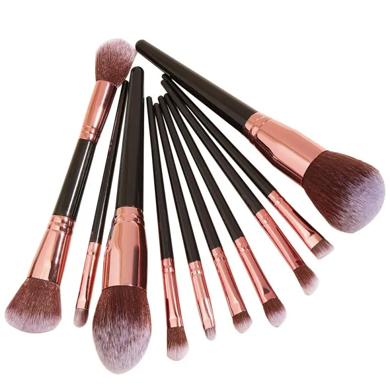 GUJHUI 7/10 штуки Профессиональный набор кистей для макияжа косметический порошок