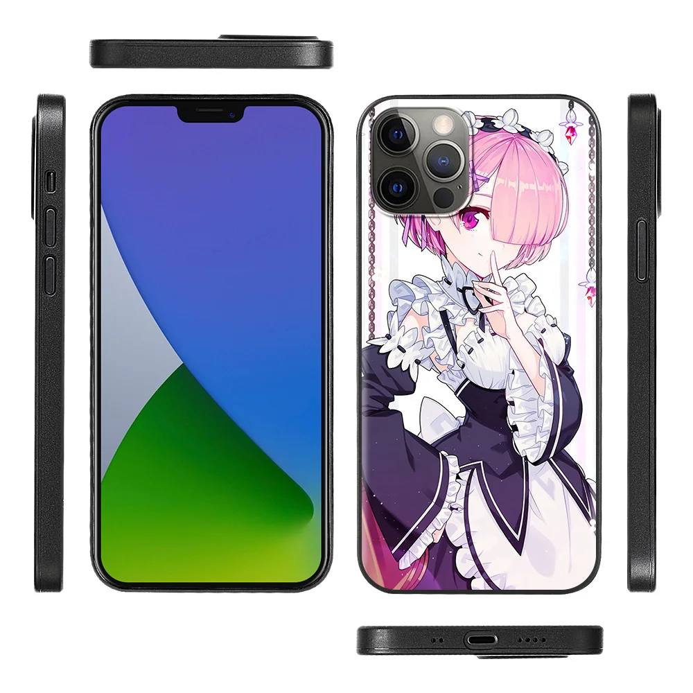 

Re-Zero Phone Shell For iPhone 12 11 Pro Max XR XS X 7 8 Plus SE Cover Case Capa Guscio Fundas