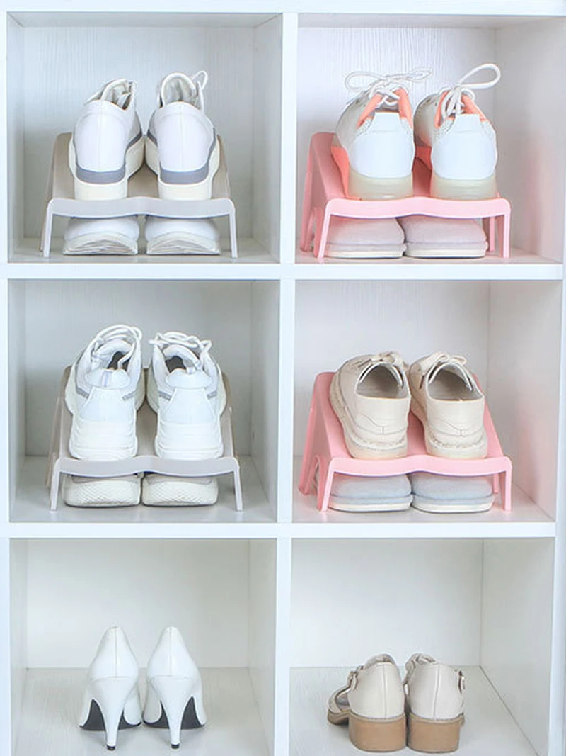 

5pcs Double Shoe Racks Living Room Convenient Shoebox Storage Shoes Rack Cabinet Organizer Shoes Shelf Organizer Zapatos
