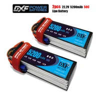 2021 dxf battery 6s lipo 22 2v 5200mah 50c max 100c toys hobbies for helicopters rc models li polymer battery