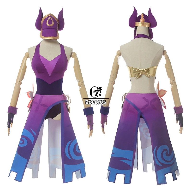 ROLECOS игры Лига Легенд синдра Косплэй костюм бассейн вечерние сексуальное нижнее белье Для женщин костюмы