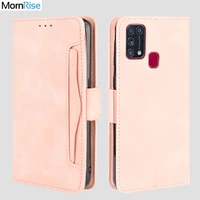 wallet cases for samsung galaxy m31 case magnetic closure book flip cover for samsung m31s leather card photo holder phone bags