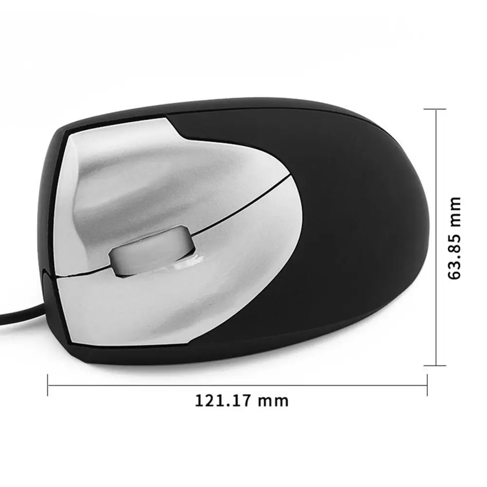 

Durable Wired Mouse Delicate Design 3 Buttons USB Wired Vertical Mouse Desktop Laptop Office 1000 DPI Optical Mice