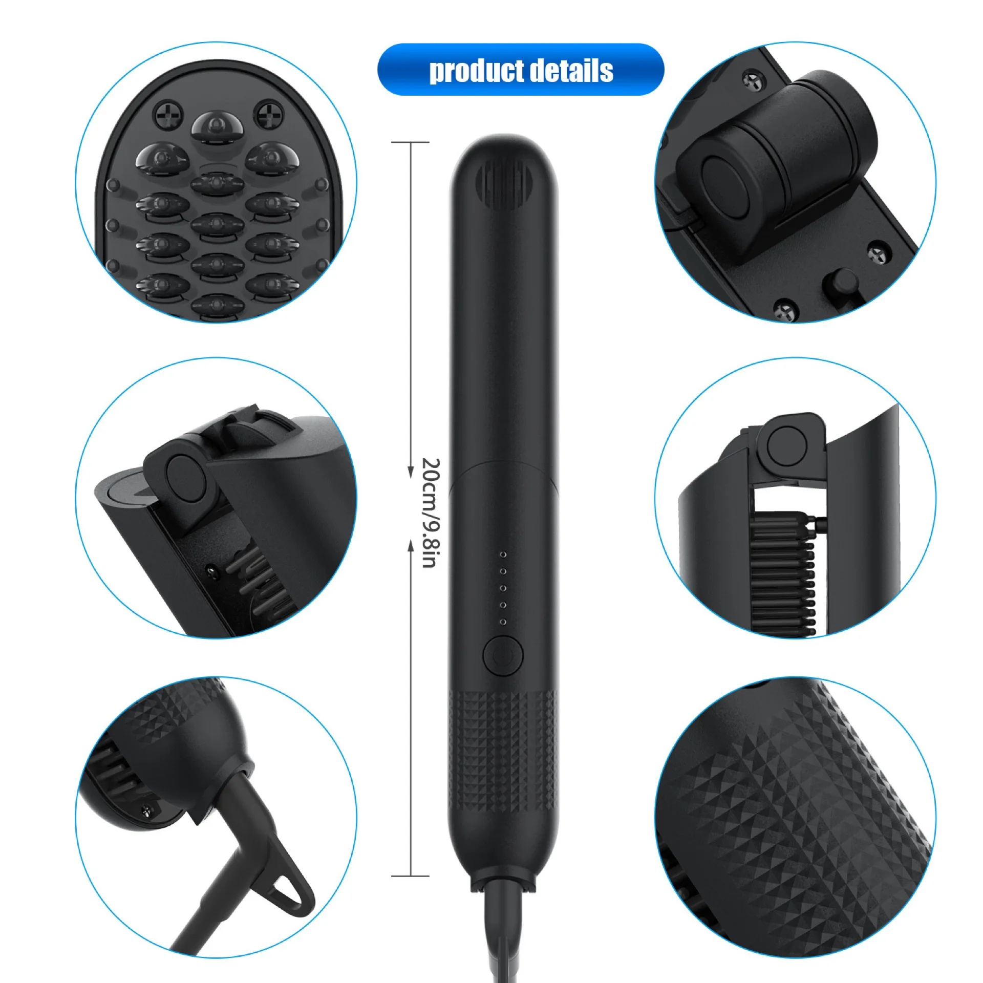 

Hot Style Men's Hair Straightening Comb Electric Beard Styling Hairs Straightener
