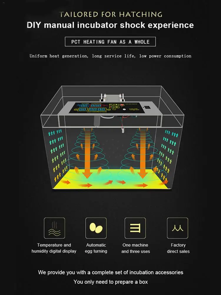 Принадлежности для домашних животных нагревание инкубатора влажности DIY дисплей