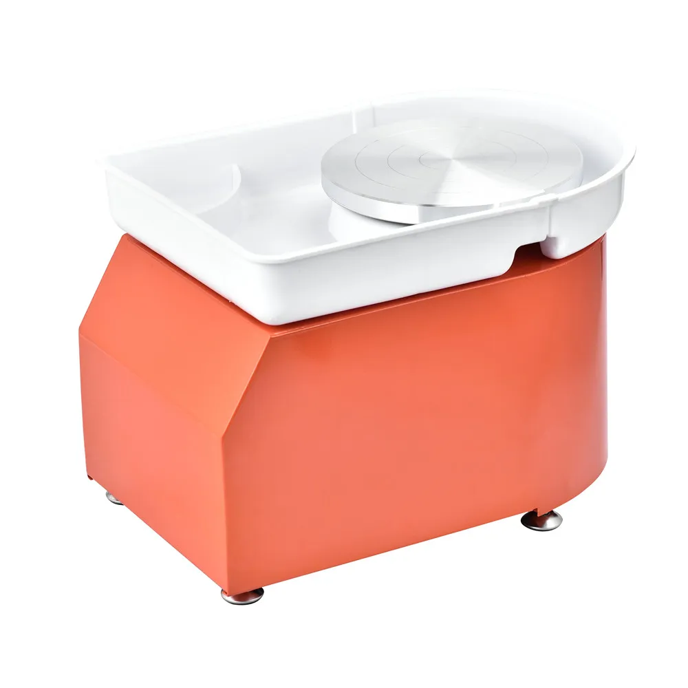Rueda de alfarer&iacute;a el&eacute;ctrica de 25CM y 350W para el hogar, m&aacute;quina para hacer macetas, trabajo de cer&aacute;mica, bricolaje, herramientas para arcilla, trabajo escolar de cer&aacute;mica-2