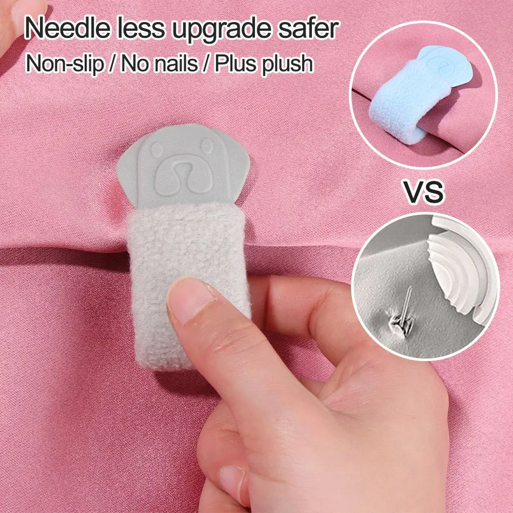 

Plus plush Sleep anti-running device Non-slip No nails Quilt Fixer Curtain clip Quilt clip Sheets clip