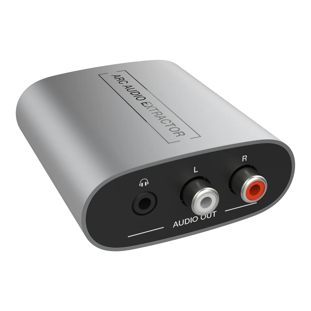 

HDMI-compatible ARC Audio Extractor L/R RCA Analog Converter Adapter for Audio Amplifier Soundbar Speaker HDTV 2 Channel