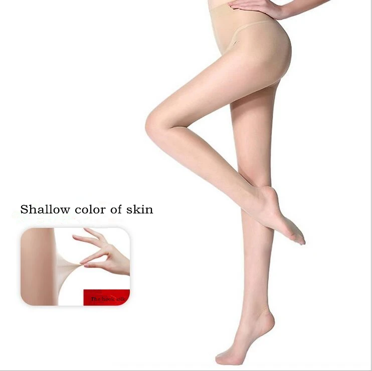 WA036 Skin YSDNCHI, новинка, высокие эластичные черные чулки, женские колготки, сексуальные, обтягивающие, колготки, предотвращают крюк, шелковые, Collant Medias, колготки для девочек - Цвет: WA036 Skin