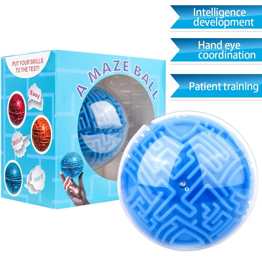 Лабиринт мяч мини 3D Волшебная головоломка интеллект и идея Perplexus лабиринт игра IQ