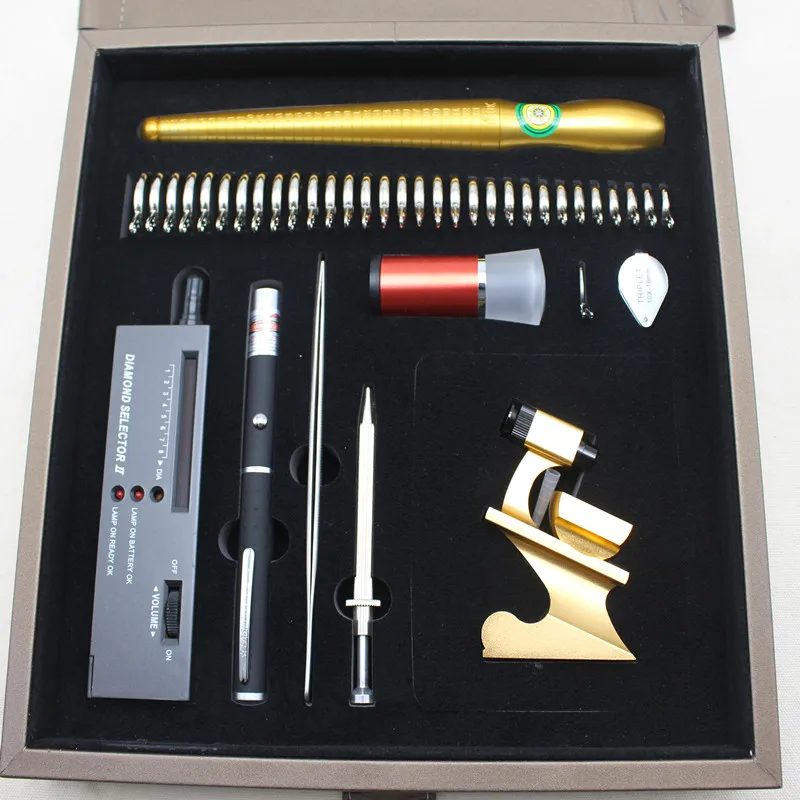 

Бриллиантовая осмотр, портативный комплект украшений