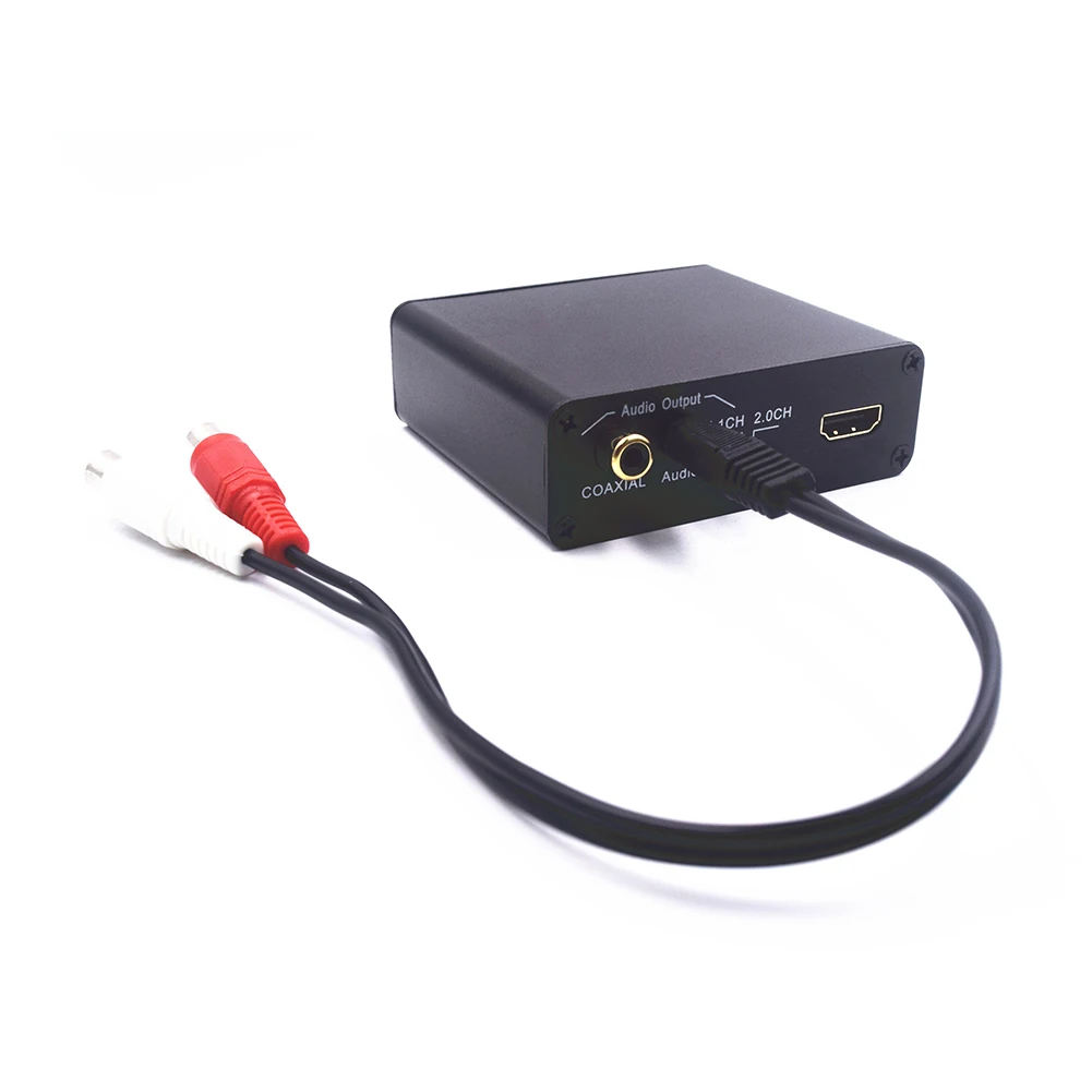 1080P DVI Converter HDMI-compatible 1.3 Spliter Splitter 3.5mm Coaxia Video Audio XBOX360 PS3 | Электроника