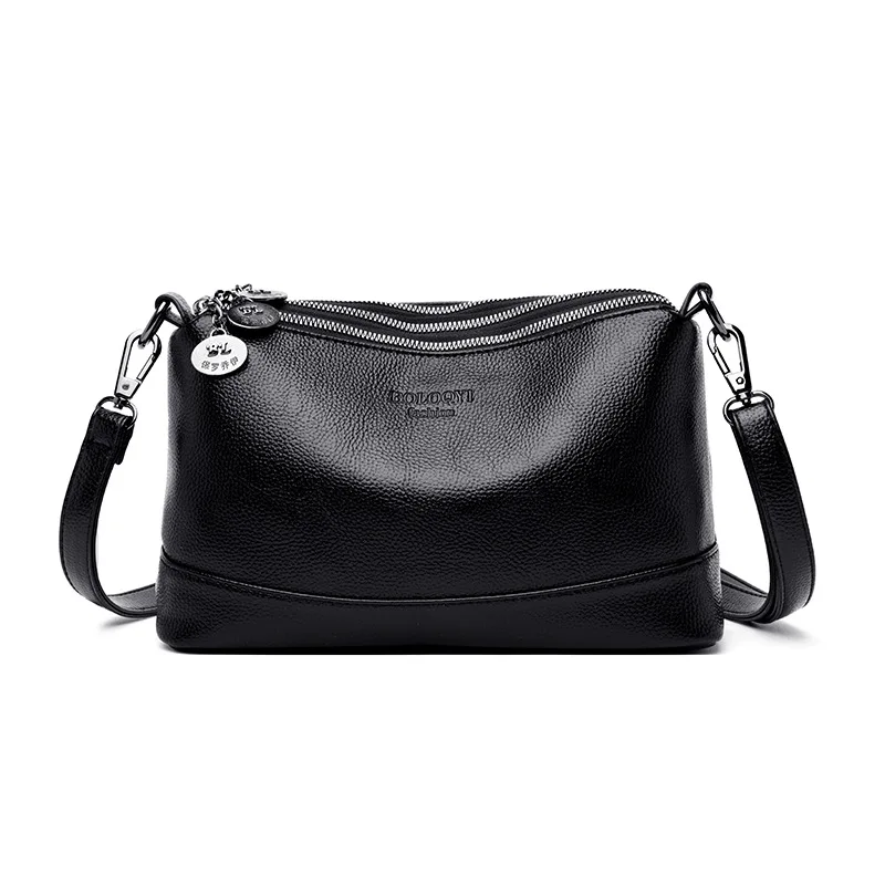 Fashion Shoulder CrossBody Bag For Women's Genuine Leather Handbags Small Messenger Bags Flap Women Ladies | Багаж и сумки