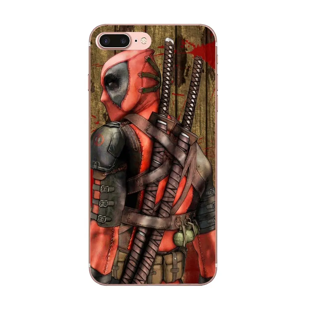 Защитный чехол из ТПУ для Huawei Honor 4C 5A 5C 5X 6 6A 6X 7 7A 7C 7X 8 8C 8S 9 10 10i 20 20i Lite Pro Comics Deadpool Classic |