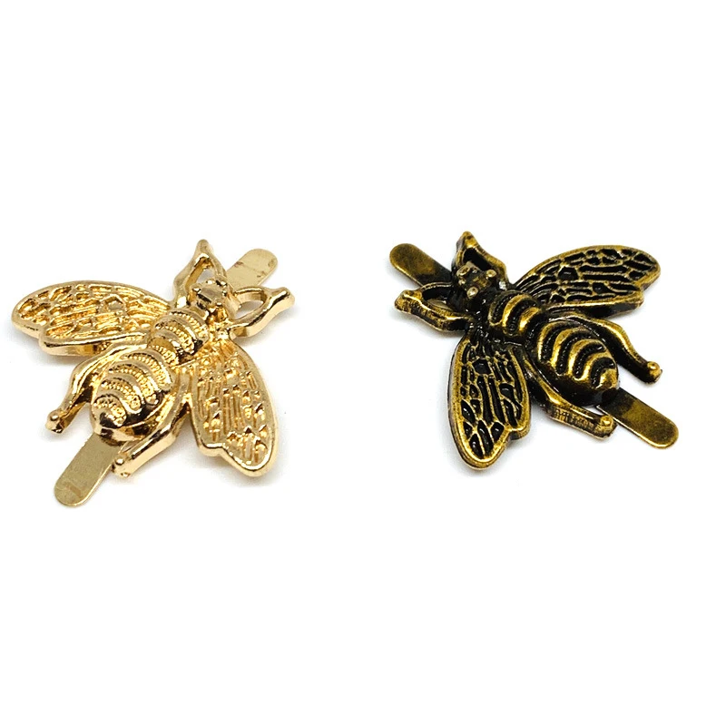 2 шт. металлическая пряжка в форме пчелы стиле ретро модная пряжка-зажим для сумок