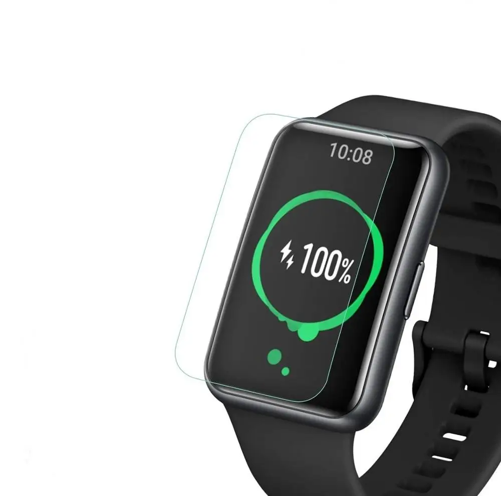 2PCS Soft TPU Clear Protective Film For Huawei Watch Fit /Honor Smart Watch ES Screen Protector Full Cover Smartwatch Protection