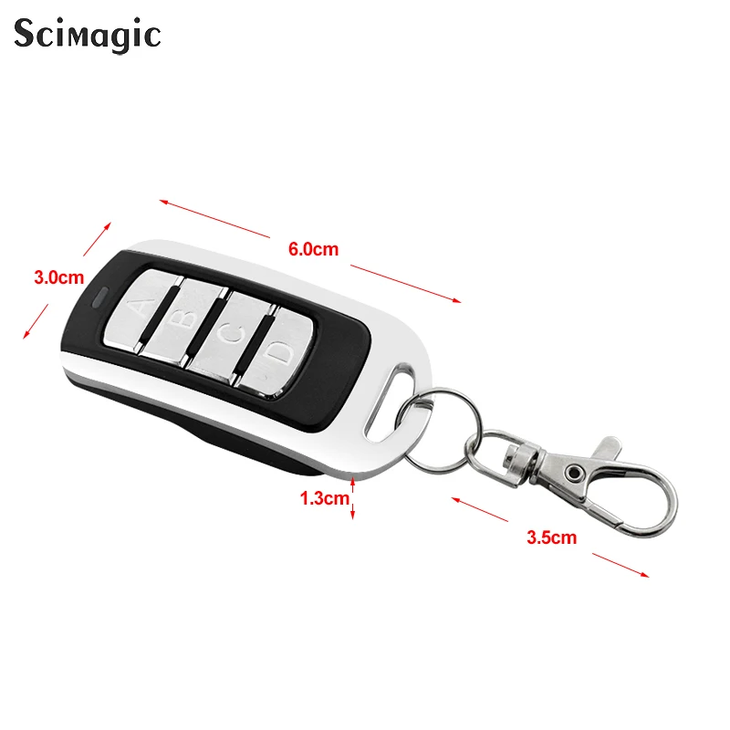 

10pcs Garage Door Gate Remote Control Clone 433mhz 868MHz 310/315/390MHz Rolling Code Transmitter Key Fob Opener