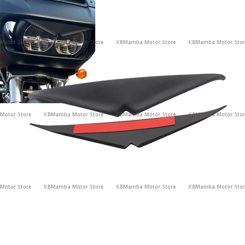 

Motorcycle Headlamp Headlight Eyebrow Eyelid Trim Mean Mug Bezel Trim Upper Tip For Harley FLTRU FLTRX FLTRXS FLTRUSE FLTRK