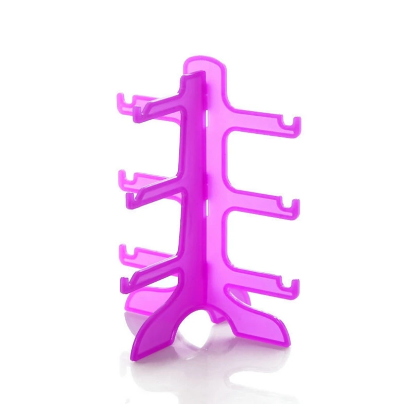 Очки полки Дисплей стеллаж 3 слоя солнцезащитные очки Пластик выставочный стенд