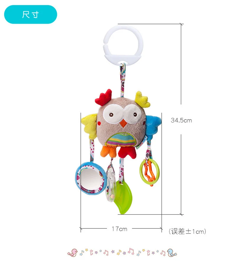 Детские игрушки для детей от 0 до 12 месяцев мягкие животные кукла мобиль детской