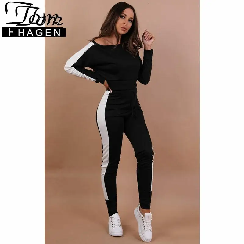 Осенний спортивный костюм для женщин 2020 комплект из двух предметов спортивные