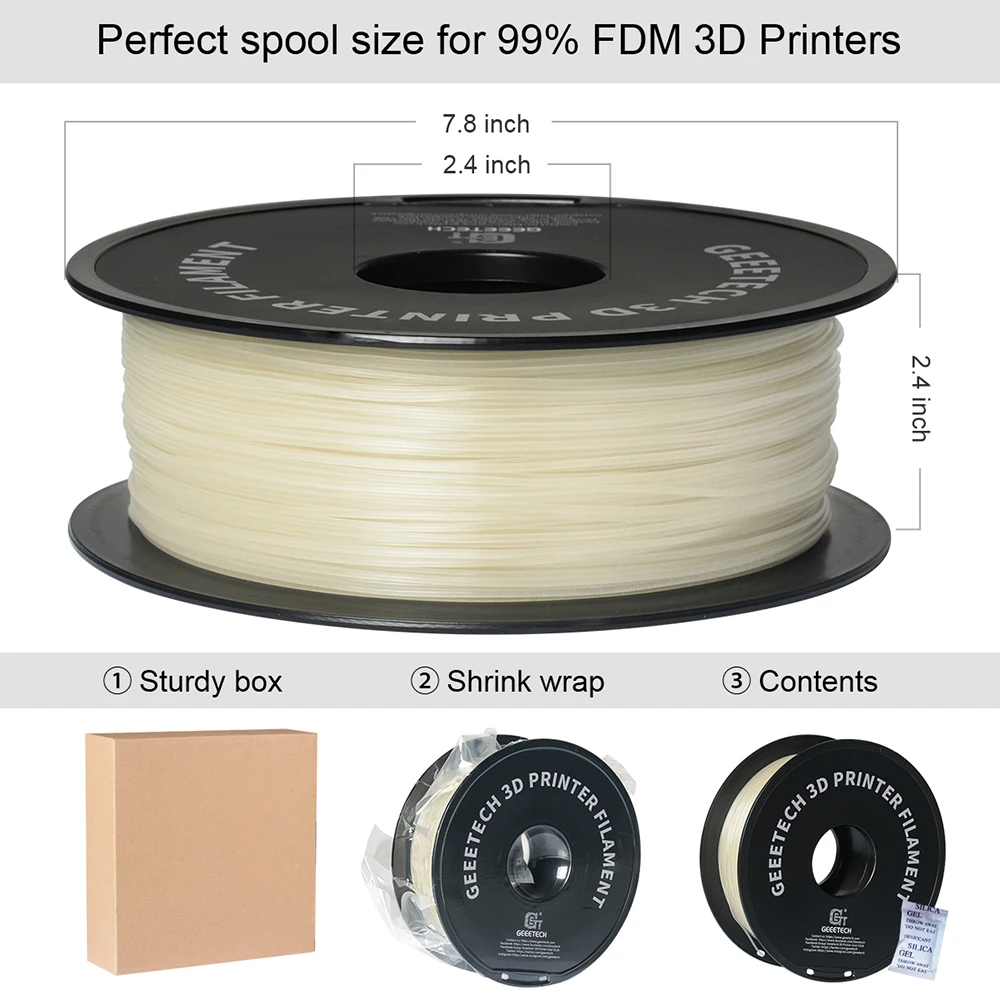 Geeetech 1.75mm PLA Luminous Blue Luminous Green Halloween Luminous Filament PLA 1kg/Roll Glow Green For 3D Printer