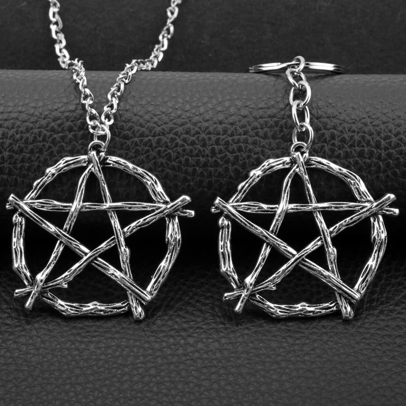Люцифер Sigil символ кулон Цепочки и ожерелья демон сбоку Люцифера сатанинские
