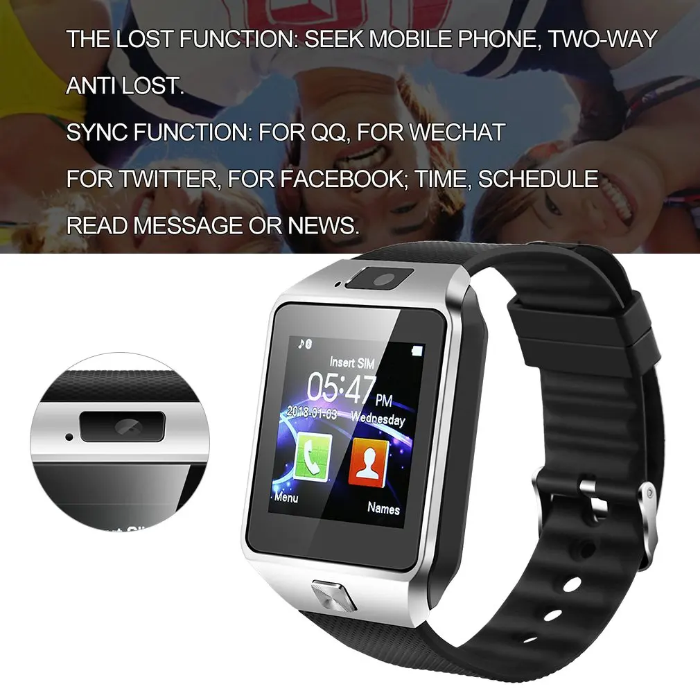 Смарт наручные часы мини телефон камера для Android мат Мода Элегантный так много