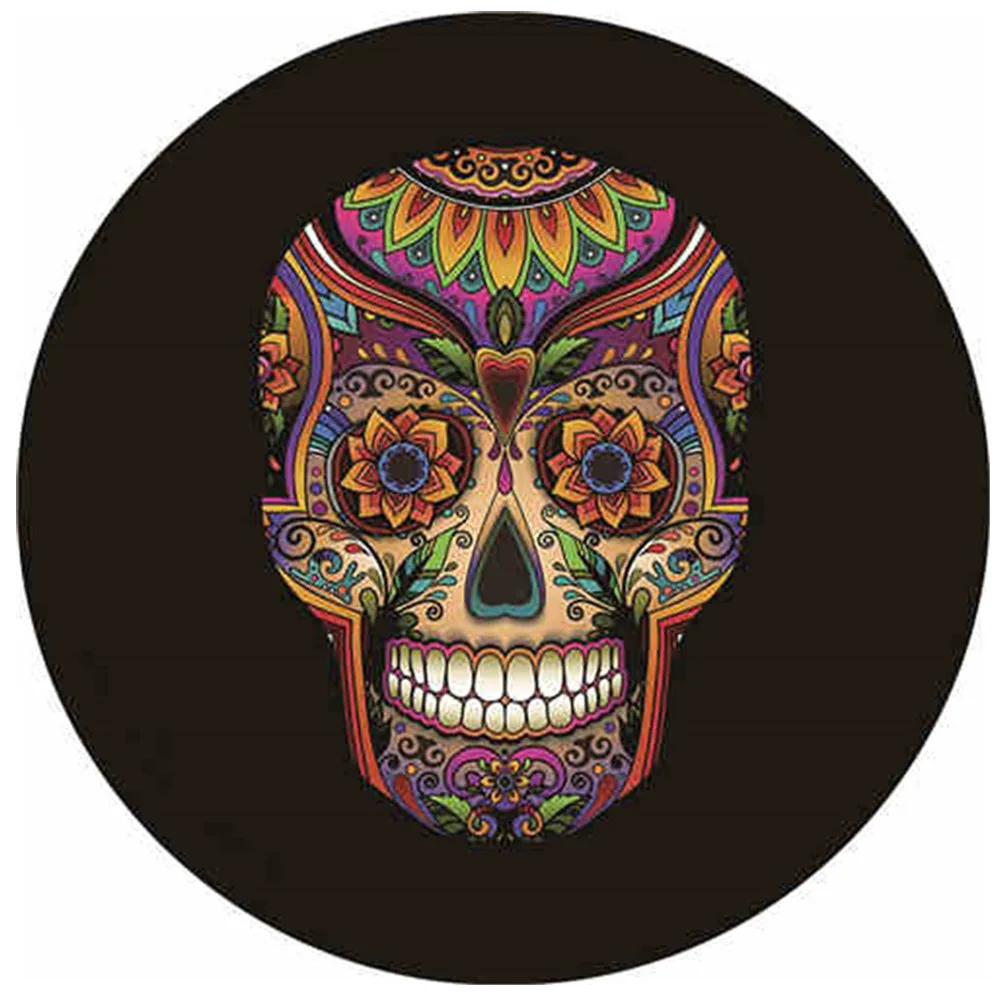 

Halloween Metal Tin Sign Round Plate Painting Thrilling Skull Ghost Metal Poster Bar Club Plaque Wall Decor Wall Hanging Crafts