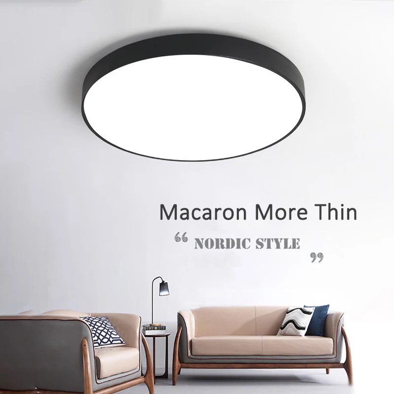 

LED Ceiling Light Modern Surface Ceiling Lamp For Kitchen Bedroom Bathroom Lamps Cold Warm White Natural lighting Fixtures