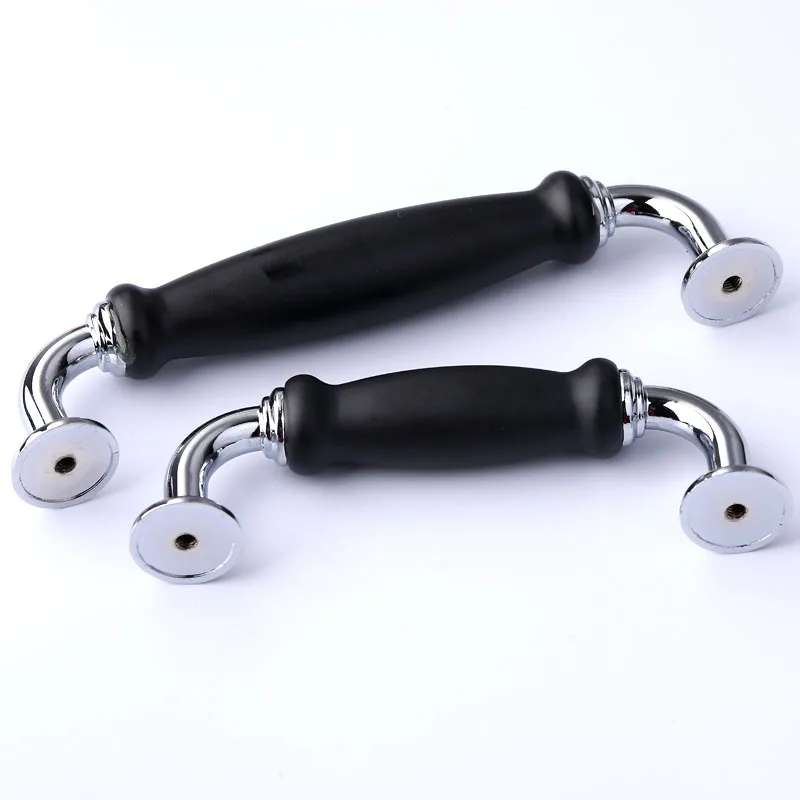 128 мм современный простой модный хромированный черный керамический кухонный