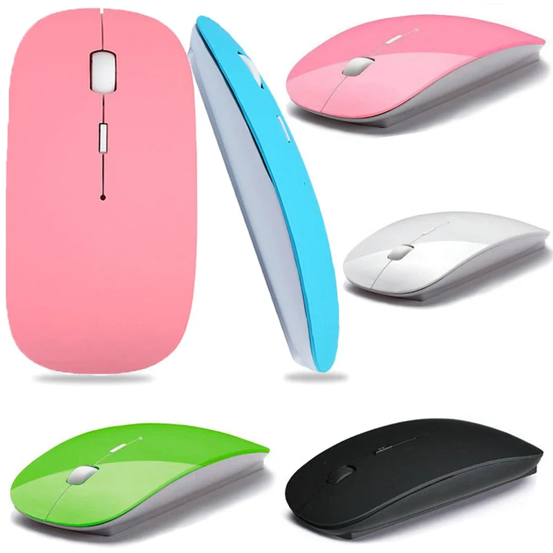

Ultra Thin 2.4GHz Wireless Optical Mouse Computer PC Mice with USB Adapter Mause for all computer laptop Mouse Wireless