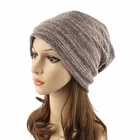 Модная теплая Обложка, шапка для уличного танца, вязаная шапка, шапка в стиле хип-хоп, женские зимние шапки, Модная вязаная шапка, однотонная Толстая шапка, облегающие шапки