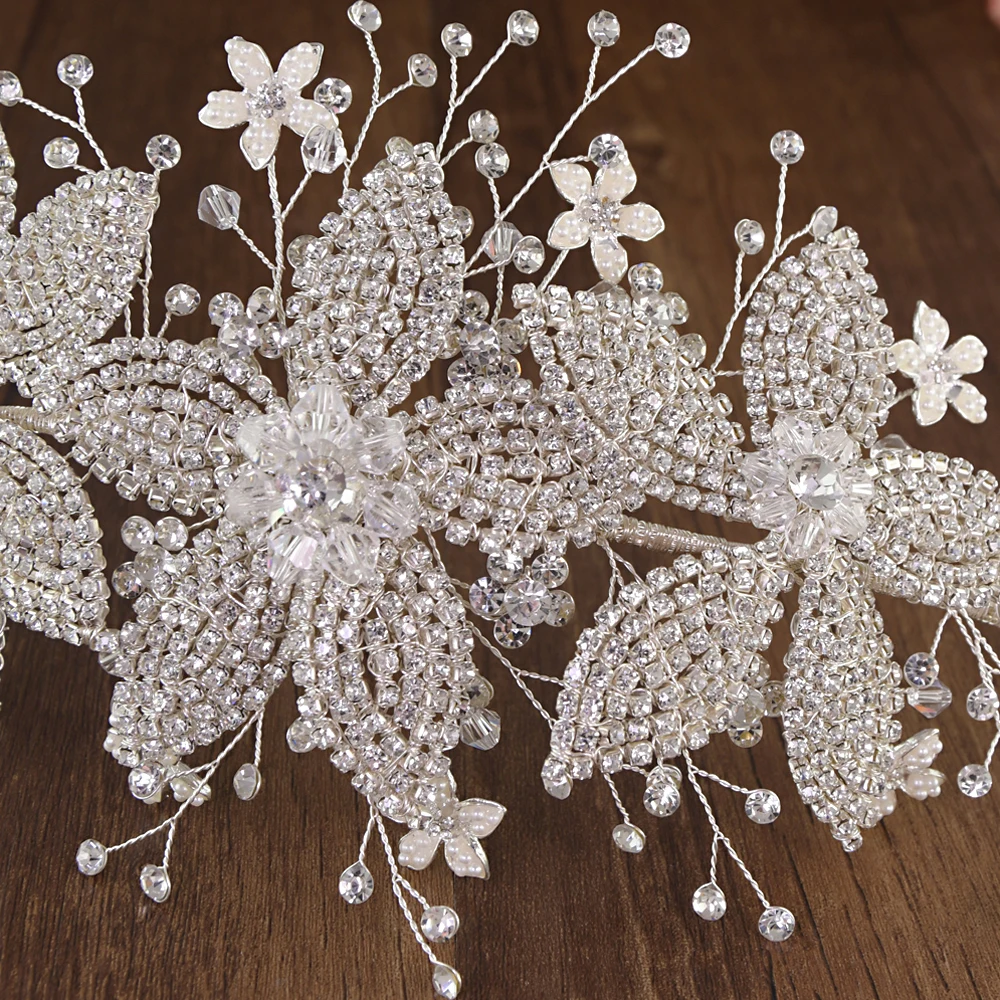 TRiXY H252-S Stunning Diamonds Wedding Hair Accessory Crystal Pageant Crown Bridal Tiaras Tiara crown | Свадьбы и торжества