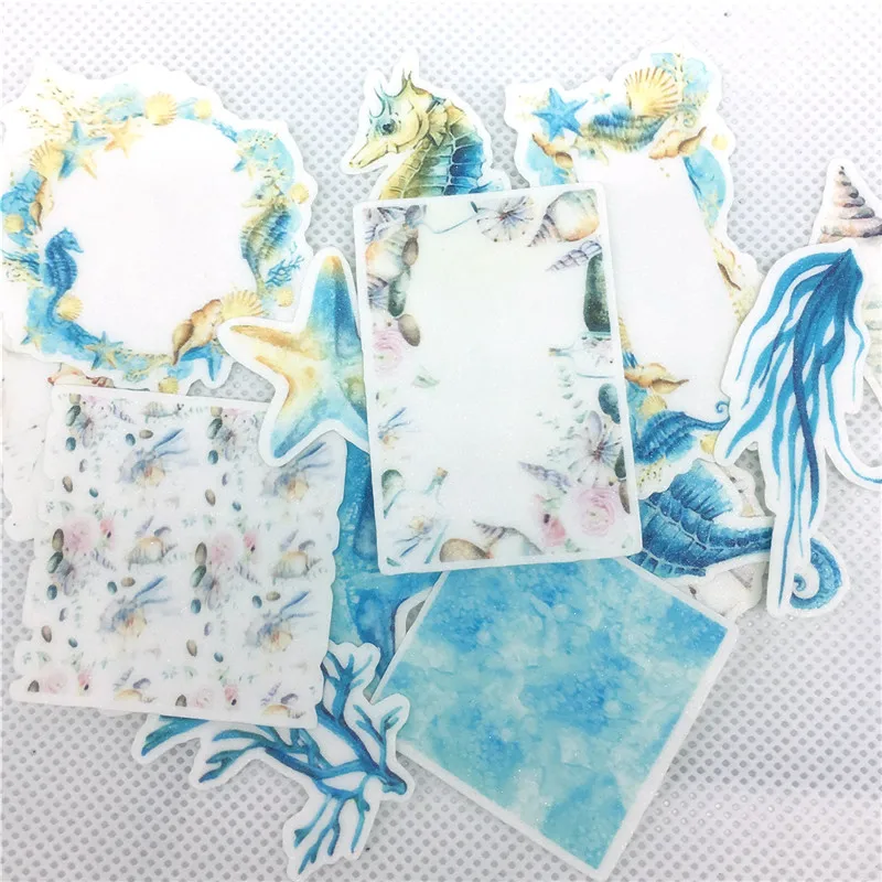 20 шт. милые наклейки Морская жизнь для детей игрушки книга телефон школьные