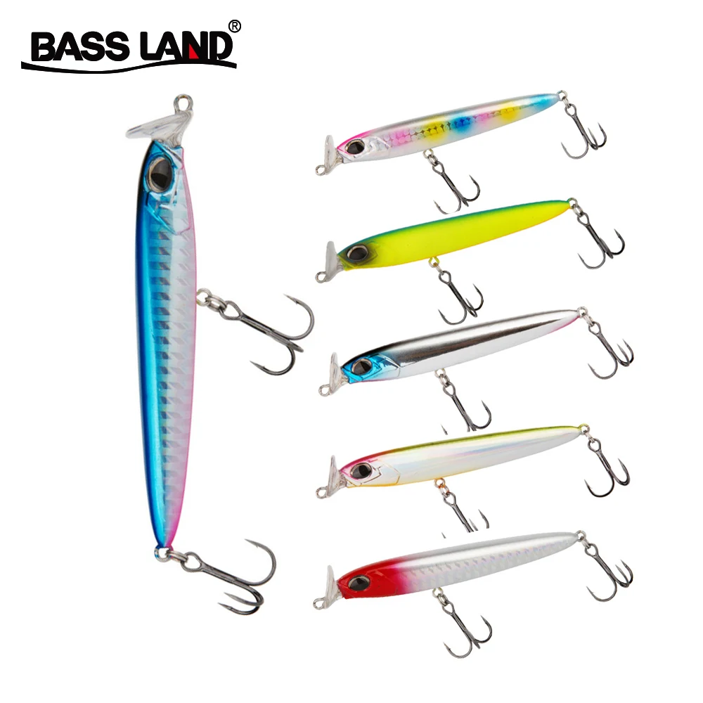 Bassland rocket Приманка minnow рыболовная приманка новая Тонущая длинная литая