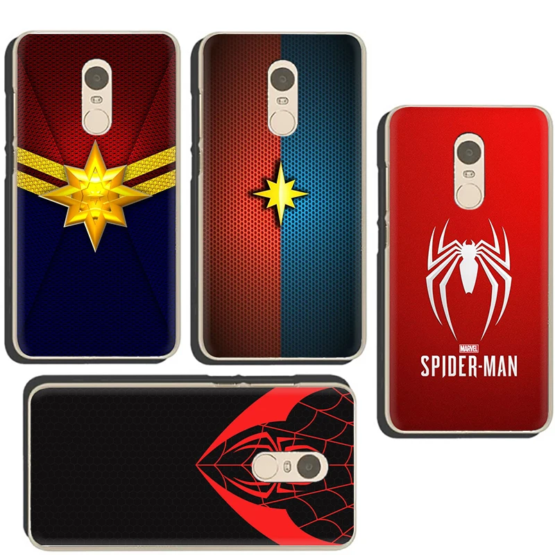 Жесткий чехол для телефона Marvel Superhero Redmi 4 A X 5 6 Pro S2 7 8A Note | Мобильные телефоны и