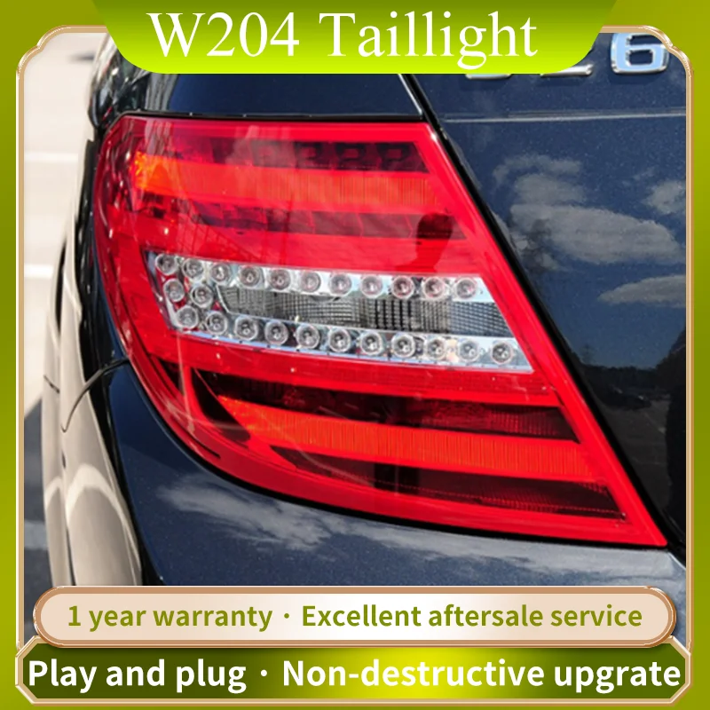 

Светодиодный задний фонарь для benz W204 2007-2014 с DRL + обратный + сигнальный для C180 C200 C300 для задсветильник ря